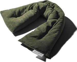 Borsa riscaldante per il collo, borsa dell'acqua calda naturale utilizzabile nel microonde, impacco caldo e freddo, allevia il dolore, adatta per torcicollo, dolori al collo e emicrania. Prodotto in Francia