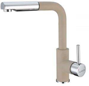 Alveus Siros rubinetto da cucina verticale beige 1129045
