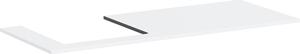 Hansgrohe Xilesa E Console avec découpe à gauche pour vasque à encastrer polie, 1375x550x16mm, 54272700, 54272700
