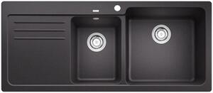 Blanco Naya 8 S lavello in granito 116x50 cm antracite 525779