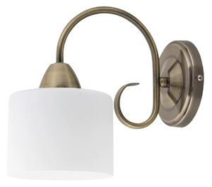 Rabalux Edith lampada da parete 1x60 W bianco-ottone 7274