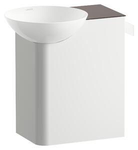 LAUFEN INSERT Plan de toilette, rectangulaire, tablette à droite, 1 trou pour robinet, sans trop-plein, 485x317x470mm, H585IN47111111, H585IN47111111