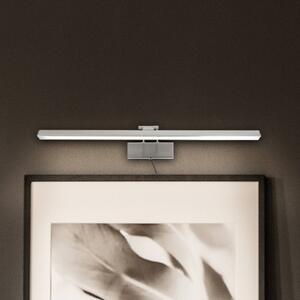 Steinhauer Applique a LED Litho, acciaio, metallo, CCT, larghezza 60 cm dimmerabile, Alluminio / Grigio / Zincato, Soggiorno / Sala da pranzo, Metallo, Applique