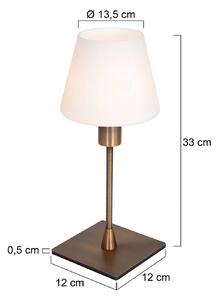 Steinhauer Lampada da tavolo Ancilla, Bronzo / Ottone antico, Soggiorno / Sala da pranzo, Metallo, Lampada da tavolo