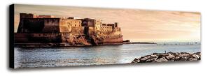 Dipinto su tela Napoli Castel Dell'Ovo 40x125 cm