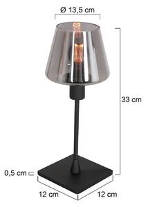 Steinhauer Lampada da tavolo Ancilla, Nero, Soggiorno / Sala da pranzo, Metallo, Lampada da tavolo