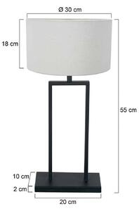 Steinhauer Lampada da tavolo Stang, Nero, Soggiorno / Sala da pranzo, Metallo, Lampada da tavolo