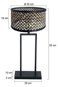 Steinhauer Lampada da tavolo Stang, Nero, Soggiorno / Sala da pranzo, Metallo, Lampada da tavolo