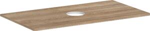 Hansgrohe Xelu Q Console avec découpe ronde au centre, 980x550, pour vasque à poser, sans trou pour robinet, 54114230, 54114230