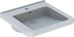 Geberit Waschtisch Renova Comfort unterfhb. m Hahnloch m ÜL 550x525mm weiß