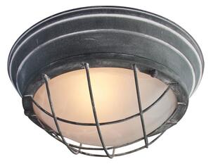 Lampada da parete Brilliant Typhon, attacco E27, 1 x 60 W, colore grigio