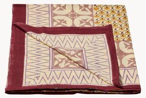 Plaid in cotone fatto a mano con borsa tote Dani