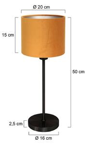 Mexlite Lampada da tavolo Noor, Nero, Soggiorno / Sala da pranzo, Metallo, Lampada da tavolo