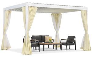 Pergola autoportante Lagos Premium 3x4 Garden Point bianco