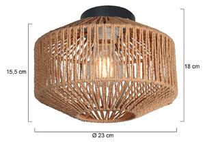 Anne Light Plafoniera soffitto Bloeba, dimmerabile, Nero, Soggiorno / Sala da pranzo, Metallo, Plafoniera