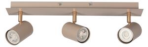 Kanlux 90782 - Faretto EVALO 3xGU10/10W/230V beige/oro