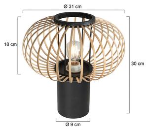 Anne Light Lampada da tavolo Bloeba, Nero, Soggiorno / Sala da pranzo, Metallo, Lampada da tavolo