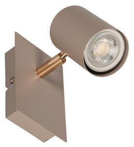 Kanlux 90780 - Faretto da parete EVALO 1xGU10/10W/230V beige/dorato