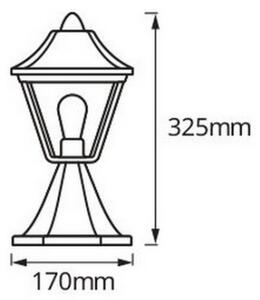 Osram - Lampada da esterno TRADITION 1xE27/60W/230V IP44
