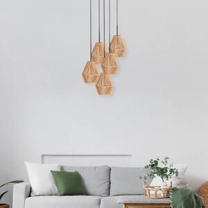 Anne Light Lampada a sospensione Ropex, dimmerabile, Nero, Soggiorno / Sala da pranzo, Metallo, Lampada a sospensione