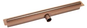 Laveo Slim canalina lineare con griglia 60 cm oro COS860D