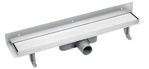 Laveo Basso canalina lineare con griglia 70 cm acciaio COB271D