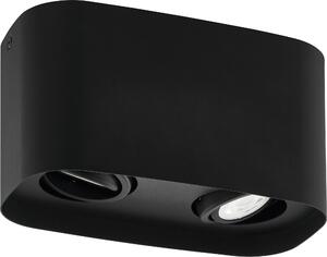 Eglo 99674 CAMINALES-Z LED GU10 2-fold plafoniera 2x4,9W 240x125mm nero dimmerabile