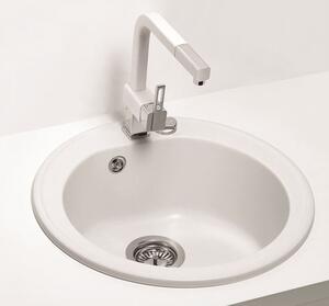 Alveus Niagara lavello in granito 51x51 cm bianco 1121111