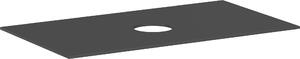 Hansgrohe Xevolos E Console 980/550 avec découpe au centre pour lavabo à poser sans trou de robinetterie, 54329760, 54329760