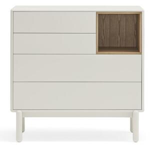 Cassettiera color crema 90x90x40 cm Corvo – Teulat