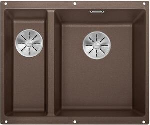 Lavello in granito Blanco SUBLINE 340/160-U 460 x 555 mm cafe 523567