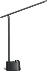 Lampada da tavolo Honeywell con porta di ricarica USB - dimmerabile, luce da comodino per l'ufficio di casa, pieghevole, portatile, piccola lampada da tavolo per adulti per leggere e lavorare, HWT-H01