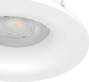 EGLO Set di 3 faretti da incasso Salabate, diametro 8,8 cm, faretti per soffitto da bagno, realizzati in alluminio nei colori bianco, bianco caldo, bianco neutro e bianco freddo, grado di protezione IP65