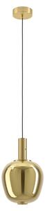 Lampada a sospensione Fruitera, finitura oro, diametro 25 cm
