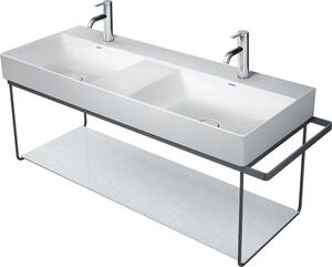 Duravit DuraSquare console en métal 126,5x45,1cm, pour lavabo 235312, montage mural, 0031184600, 0031184600