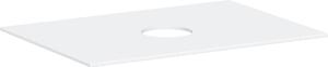 Hansgrohe Xevolos E Console 780/550 avec découpe au centre pour lavabo à poser sans trou de robinetterie, 54328700, 54328700