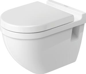 WC suspendu Duravit Starck 3 54cm, hauteur d'assise + 5cm, lavable, 2215090000, 2215090000