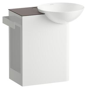LAUFEN INSERT Plan de toilette, rectangulaire, tablette à gauche, 1 trou pour robinet, sans trop-plein, 485x317x470mm, H585IN37111111, H585IN37111111