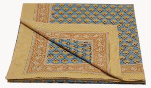 Plaid in cotone fatto a mano con borsa tote Emma