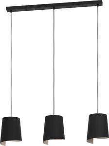 Eglo 900426 BOLIVIA E27 lampada a sospensione tripla 880x180mm nero sabbia