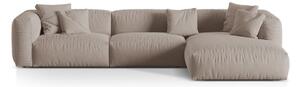 Divano angolare componibile beige (angolo destro) Martina - Micadoni Home