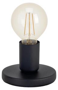 Lampada da tavolo EGLO Pozello, nera, in metallo, attacco E27, lampada da comodino, decorativa