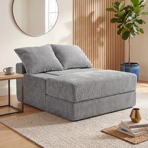DIVANO LETTO KOMFOTTEU 2 in 1: Divano letto, divano trasformabile con funzione letto e 2 cuscini, divano letto con rivestimento removibile e base antiscivolo, divano compatto ideale per soggiorno, camera da letto e stanza degli ospiti