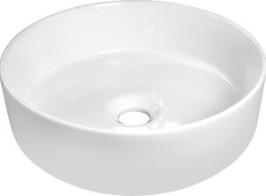 Deante Silia lavabo 36x36 cm rotonda da appoggio bianco CDL_6U4S