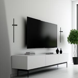 Applique da parete a LED Vision Milagro Lighting, Nero, Soggiorno / Sala da pranzo, Metallo, Moderno, Applique a LED