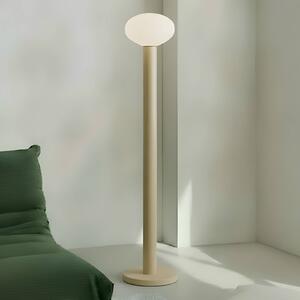 Lampada da terra di design Flo ALDEX, Crema / Ambra, Soggiorno / Sala da pranzo, Metallo, Design, Lampada da terra