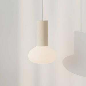Lampada a sospensione in vetro Flo ALDEX, dimmerabile, Crema / Ambra, Soggiorno / Sala da pranzo, Metallo, Design, Lampada a sospensione