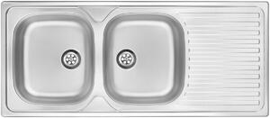 Deante Techno lavello in acciaio 116.5x50 cm acciaio ZEU_0210