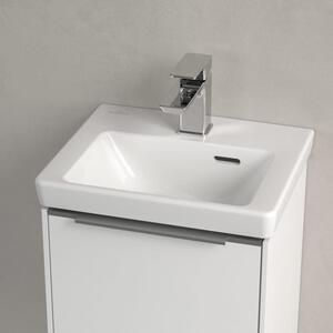 Lavabo da appoggio Villeroy & Boch Subway 3.0, diametro 37 cm, con 1 foro per rubinetto e con troppofilo