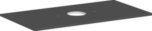 Hansgrohe Xelu Q Console avec découpe ronde au centre, 980x550, pour vasque à poser, sans trou pour robinet, 54114910, 54114910